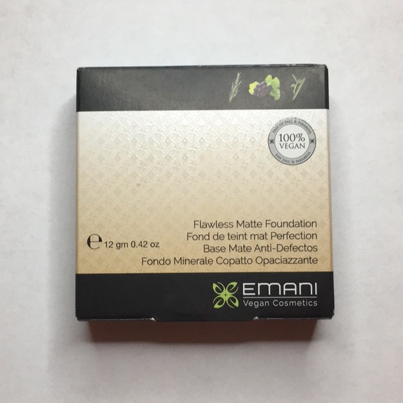 Emani Vegan Cosmetics - Flawless Matte Foundation - Picture 1 of 3